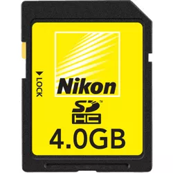 Nikon SDHC 4 GB High Speed